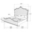 Ensemble de chambre à coucher 5 pièces ivoire et chameau avec élégance et détails luxueux-1574496599