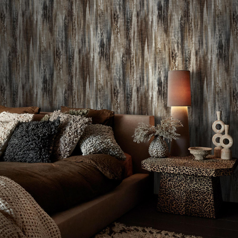 Abigail Ahern Wanderlust Wallpaper, Brown