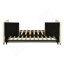 Lit de jour simple tapissier avec couchette escamotable, beige-615633253