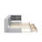 Wooden Daybed With Two Storage Drawers, 12-Storage Cabinet, LED Lights & Charging Station-1556519913