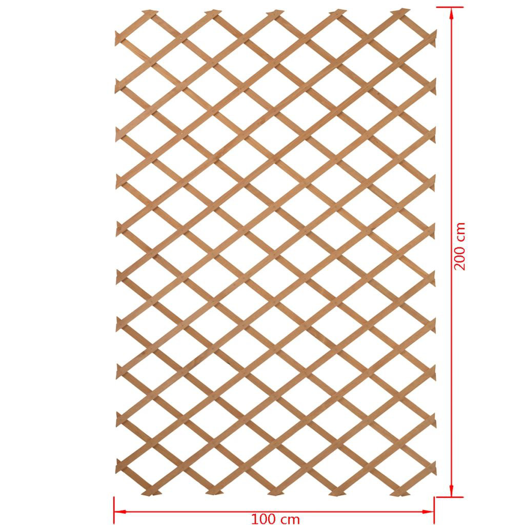 Nature Garden Trellis 100 x 200cm Wood
