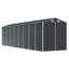 Brenza Garden Shed 191x725x198 cm Galvanised Steel-1782268239