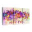 New York City, reproduction d'art sur toile abstraite-92760767