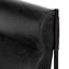 Klein Leather Upholstered Back Style Side Chair in Black