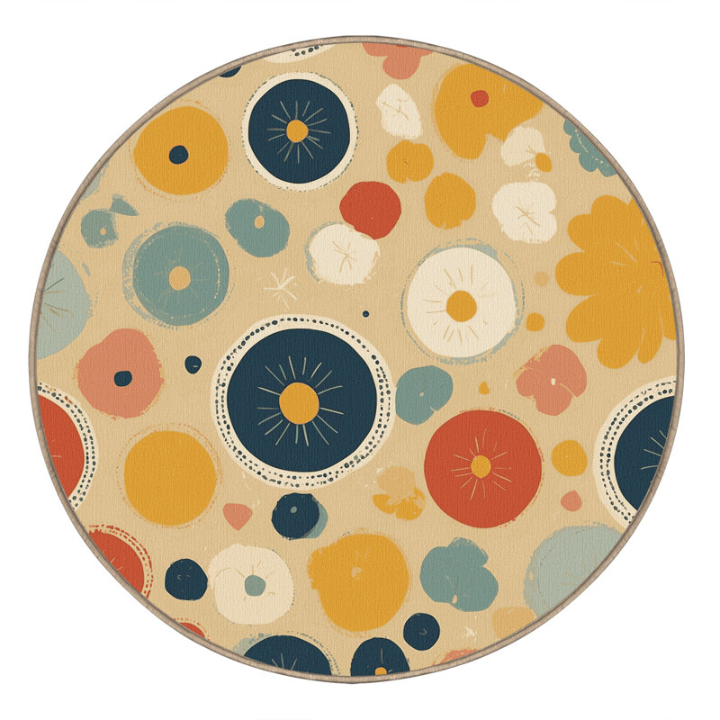 Sleek Radiance Rug, Round 8'