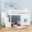 Lit mezzanine simple avec tablettes Jamarrian par Harriet Bee-1491827894