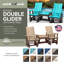 Double planeur avec table centrale sur une base-1912440674