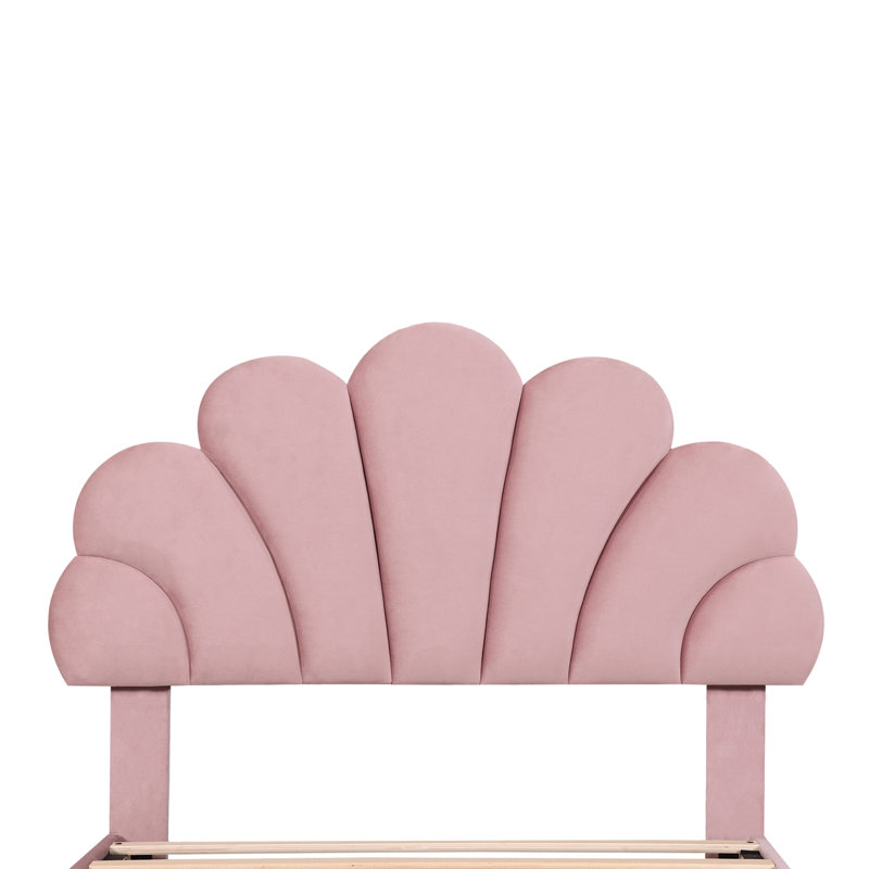 Adaway Upholstered Bed, Single (107cm x 194cm), Pink