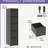 5 Drawer Metal Vertical File Cabinet with Lock Office Home Steel Vertical File Cabinet-814883995