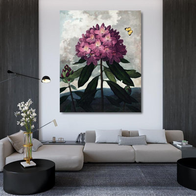August Grove® Thornton, Dr R Gallery Wrapped Canvas Art Titled: Rhododendron