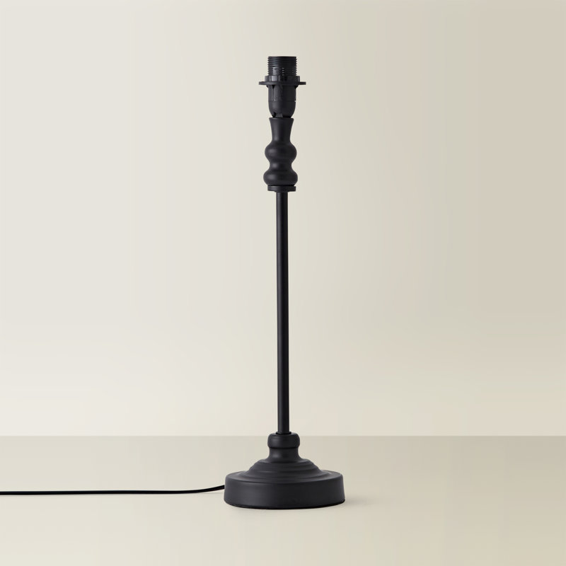 Reselva Metal Table Lamp, Black Base