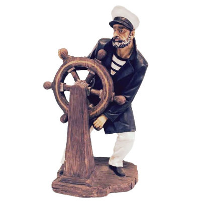 Life's a Beach Sea Captain Statue