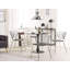 Boghos 44cm H Metal Slat Back Armchair-628015686