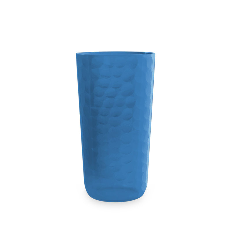 Verre à jus martelé, ensemble de 4, Île Seymour Nord, Galapagos, 12 oz