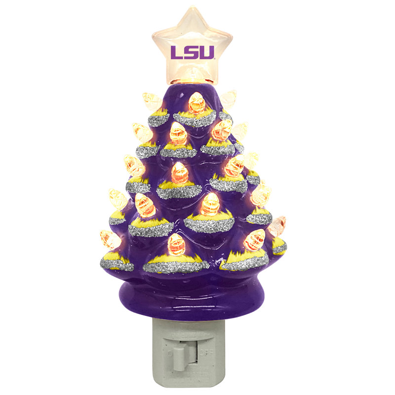 Arbre de Noël 6,5 po Nite Lite, LSU