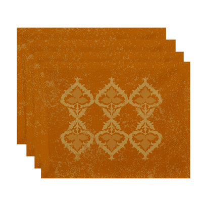 Harrel Polyester Abstract Rectangle Placemat