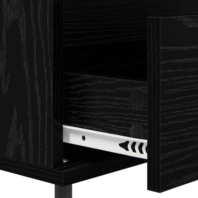 40cm Sideboard, Black Oak
