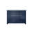 Navy Blue Double Bath Vanity 48 In. W X 20 In. D, With White Quartz Top-117978837