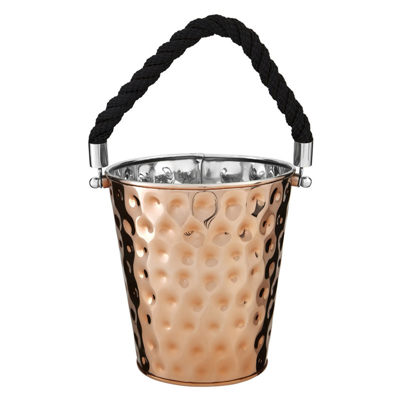 Gulzar Ice Bucket, Copper, 24cm H x 22cm W x 22cm