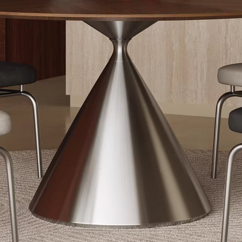 Table ronde simple et rétro multifonctionnelle, H 29,52 po x L 59,05 po x l 59,05 po