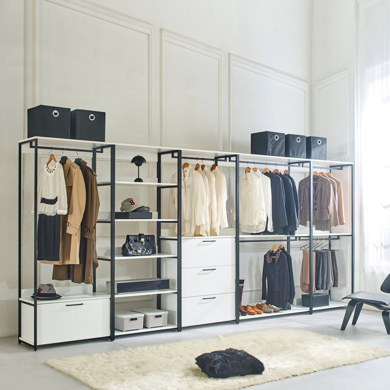Walk-in en bois et métal