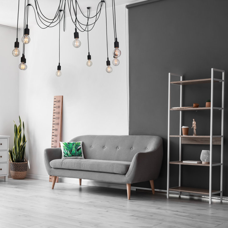Soleto 10 - Light Black Cluster Pendant