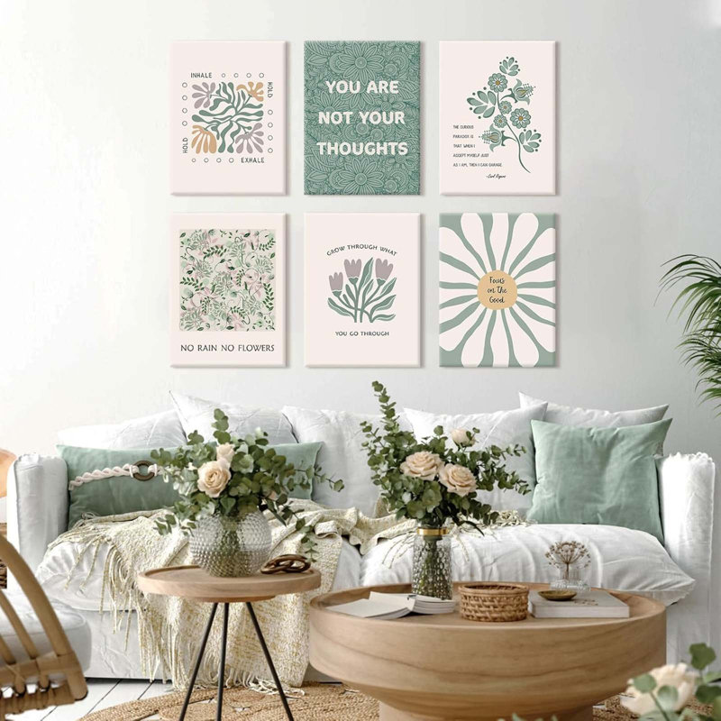 6 Piece Wrapped Canvas Print