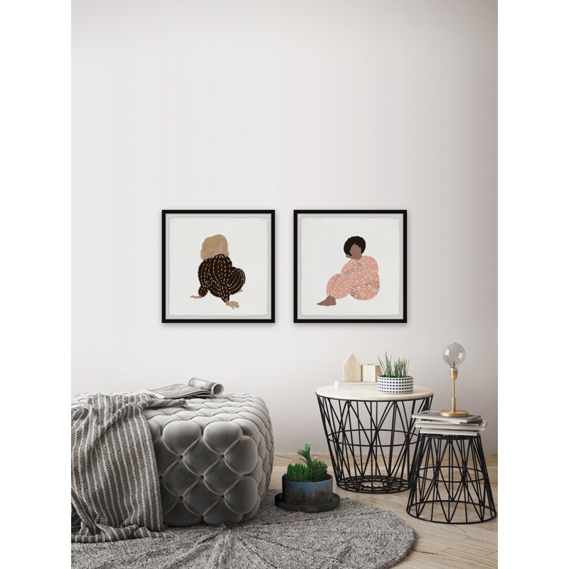 Abbygayl Focus And Win by Marmont Hill - 2 Piece Single Picture Frame Painting Set, 30cm H x 30cm W