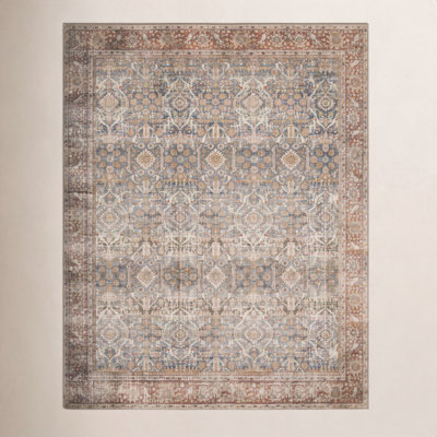 Pratt Ocean Rust Oriental Rug