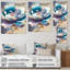 Glace bleue et mauve, aquarelle, fleur II - art mural floral-1808720594-1808720593
