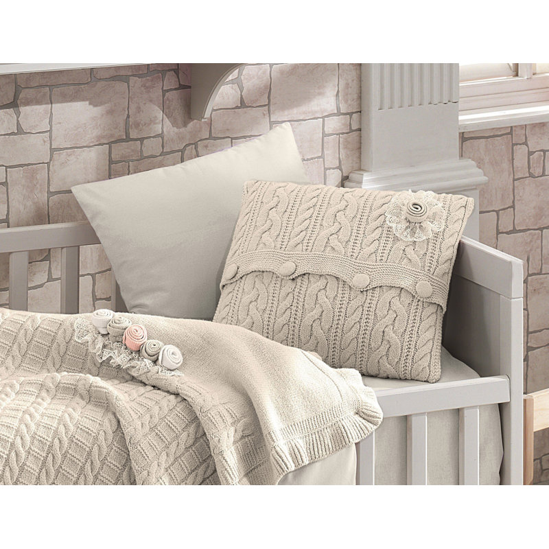 Glenna 6 - Piece Crib Bedding Set, Beige