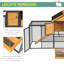 Weather Resistant Small Animal Hutch