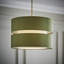Blended Fabric Drum Pendant Shade-1589333944-1589333925
