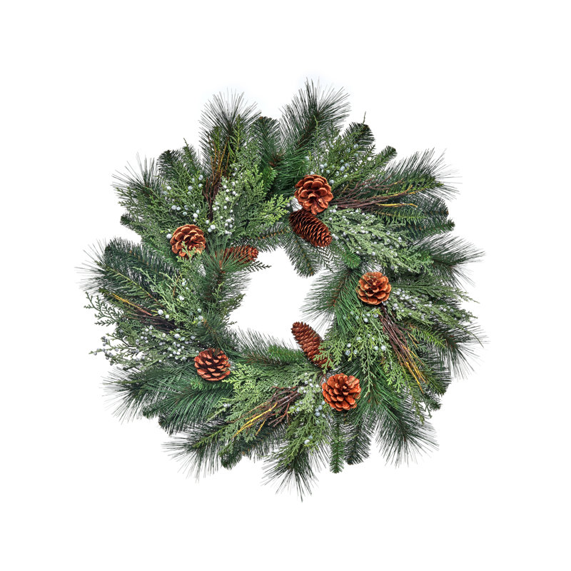 Faux Wreath, 24" H x24" W x 5.5" D