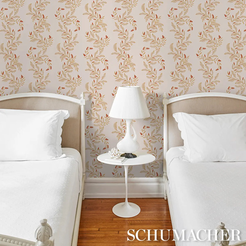 Schumacher X Laura Gonzalez Vagary Vines Wallpaper, Yellow