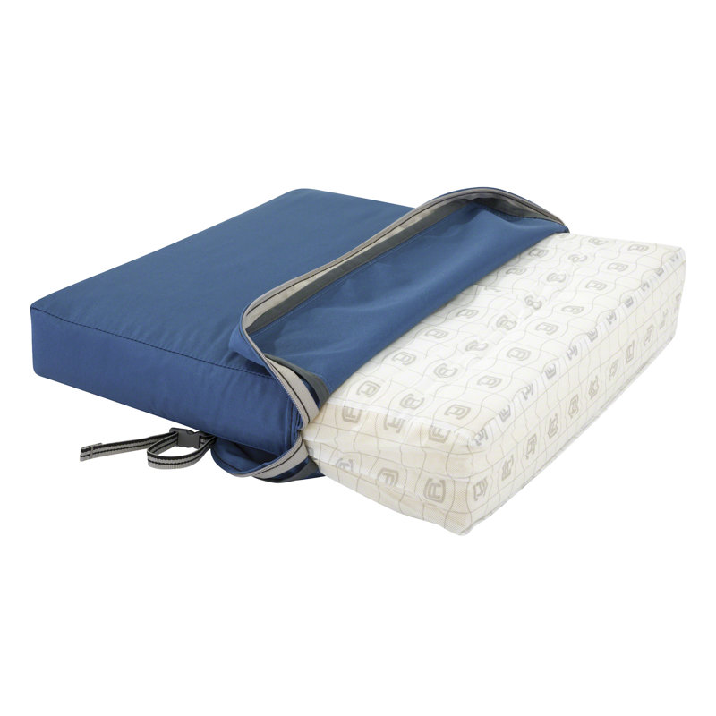 Jaylon Water-Resistant Patio Lounge Chair/Loveseat Cushion, Empire Blue Velvet, 5" H x 21" W x 19" D