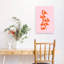 Affiche murale romantique contemporaine avec lettrage allemand romantique-162550447