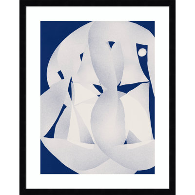 Paper Sculpture Abstract by Little Dean Wood Framed Wall Art Print