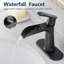 Robinet pour salle de bain à un trou avec poignée simple-109325883