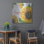  «Sunflower» par Jean Plout, art mural en métal, 36 po x 36 po-948001660