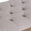 Banc de repose-pieds touffeté à aspect lin l 48 po Waverly-105353006