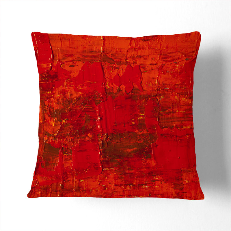 Abstract Square Throw Cushion, 55 x 55 cm, Stone