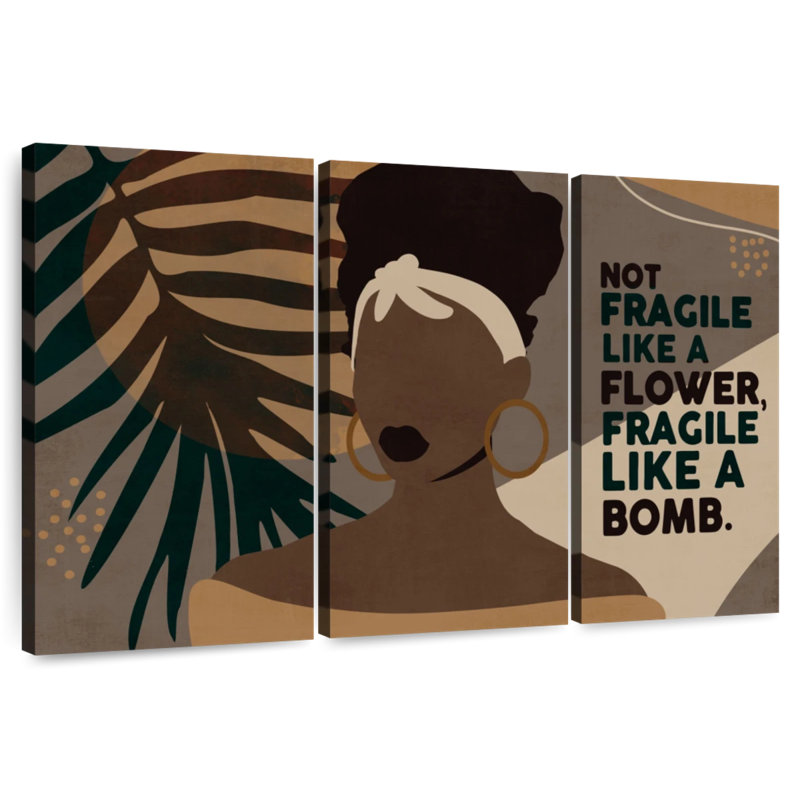 Tergel «Fragile Like A Bomb», H 42 po x l 65 po