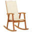 Chaise berçante d'extérieur avec coussins en bois d'acacia massif-322641138-322641139