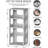 5-Tier Shoe Rack - Durable Space Saving Shoe Storage Stand For Closet, Entryway, Hallway, Dorm, Bathroom-1042389964