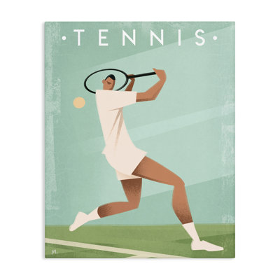 Toile de tennis rétro, design par Martin Wickstrom