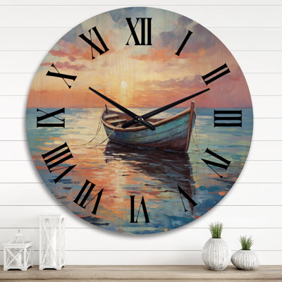 Westborough Solid Wood Wall Clock