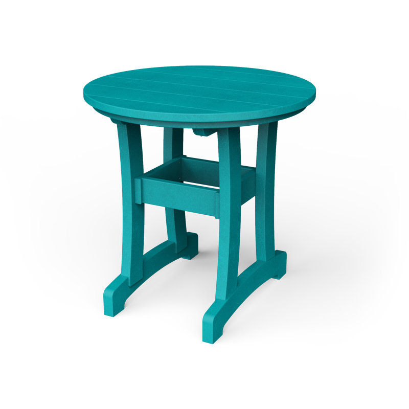 Table de salle à manger Stella, H 30 po x l 30 po x P 30 po, Bleu Aruba