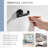 Stainless Steel Bathroom Double Mounting Robe Hook-63808228
