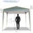  10' x 10' Pop up Canopy, UV and Rain Resistant Canopy Shelter with 4 Removable Sidewalls and Sandbags, Outdoor Canopy with Carry Bag for Grass, Beach and Camping-98904077
